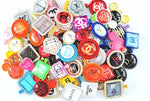 50pcs Colorful Designer Tray Charms