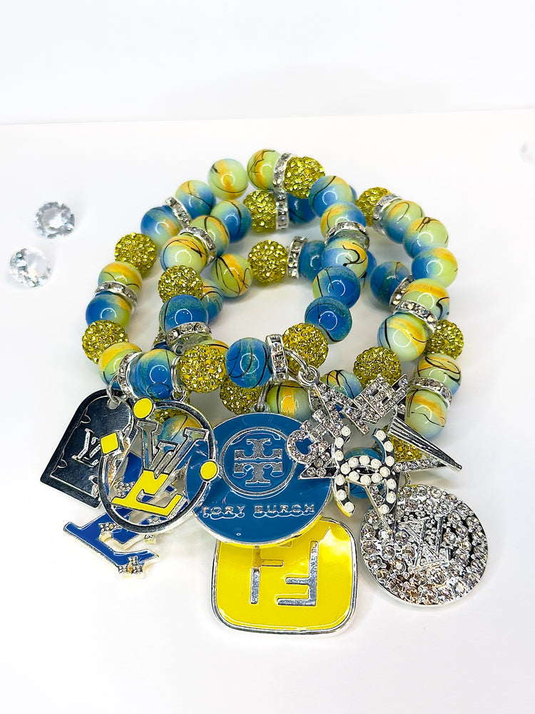 Blue/Yellow Boujee Set